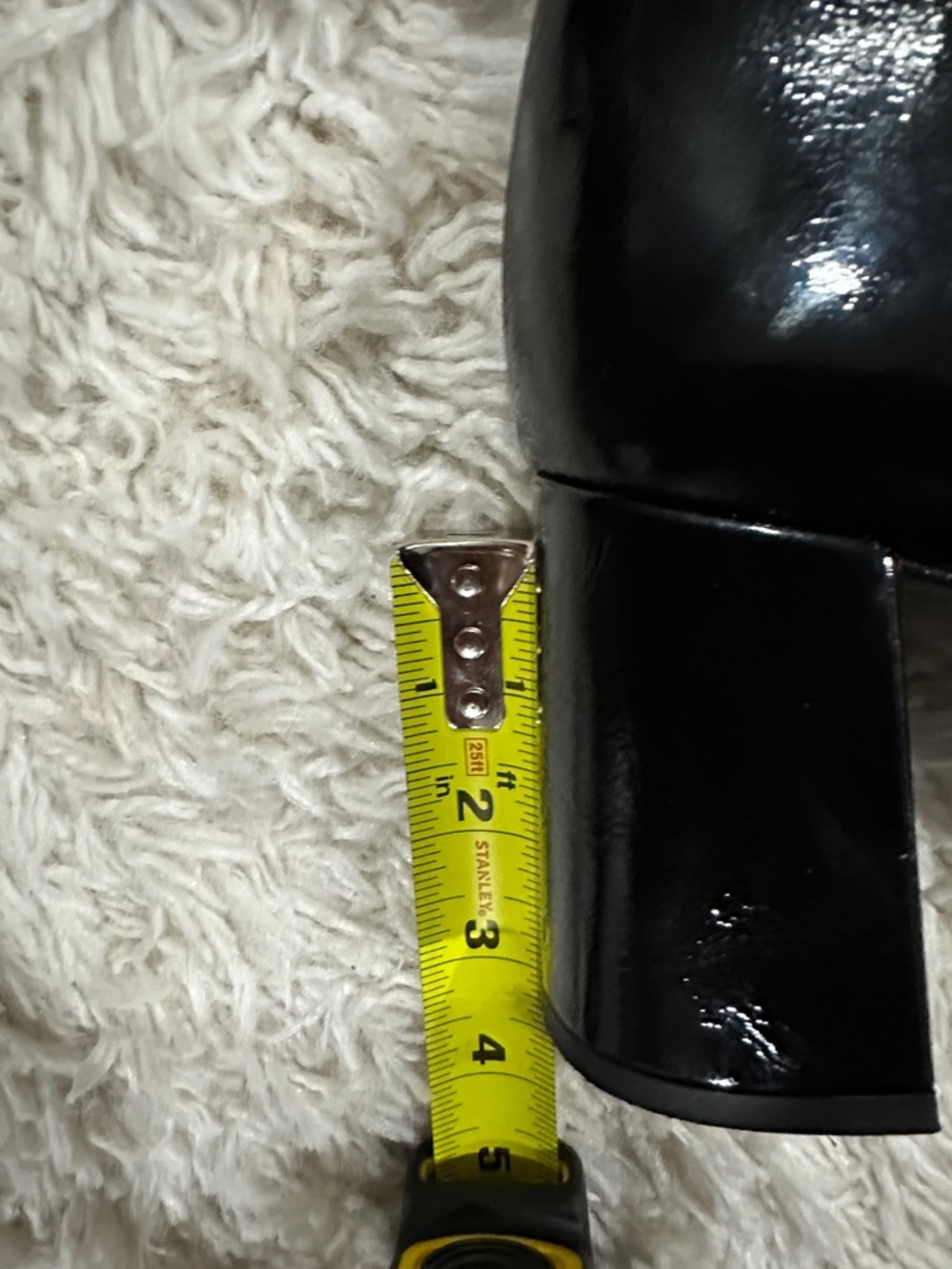 ANA PALMA Luxury Patent Leather Block Heel Feminine Ankle Boots Sz 39/8.5 EUC - Picture 9 of 16